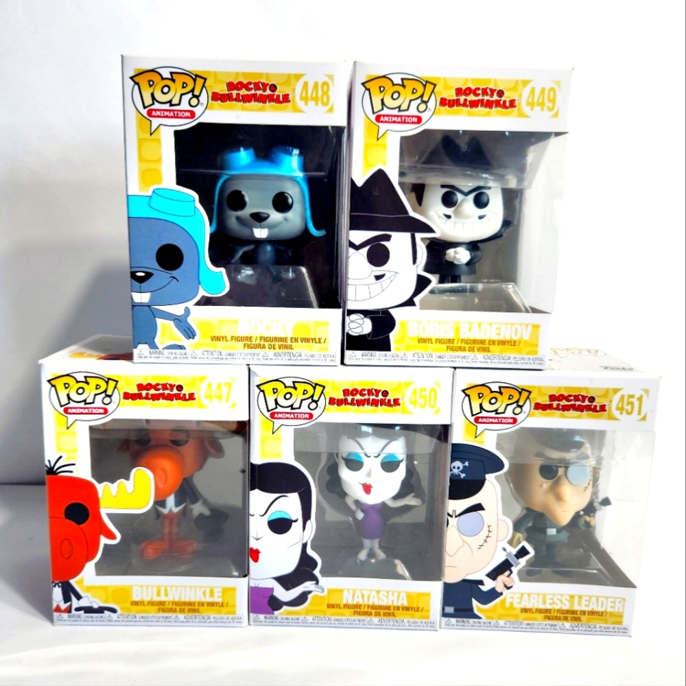 Rocky & Bullwinkle Funko Pop Character's